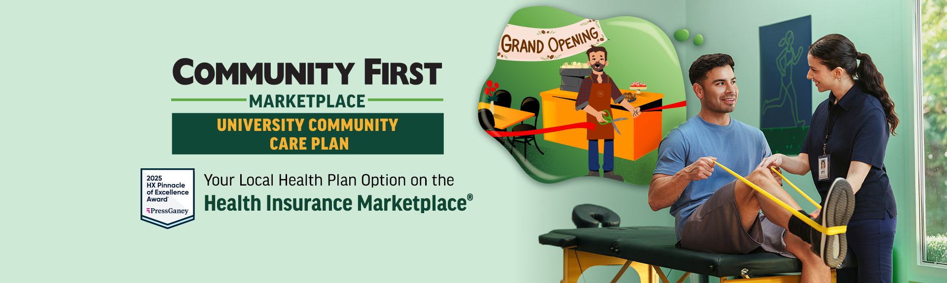 male with crossed arms, text and woman with hands on hip