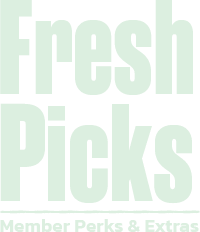 Fresh Picks Member Perks & Extras logo